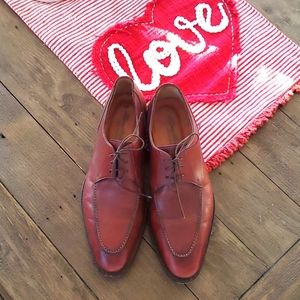 Mens Santoni Brown Dress Shoe